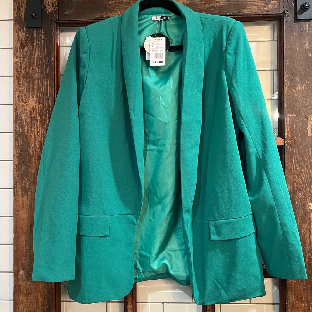 Day & Night Green Blazer NWT Size S